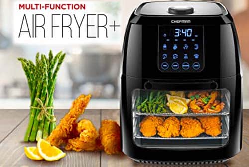Chefman 6.3 QT Digital Air Fryer (Fry, Roast, Dehydrate & Bake)